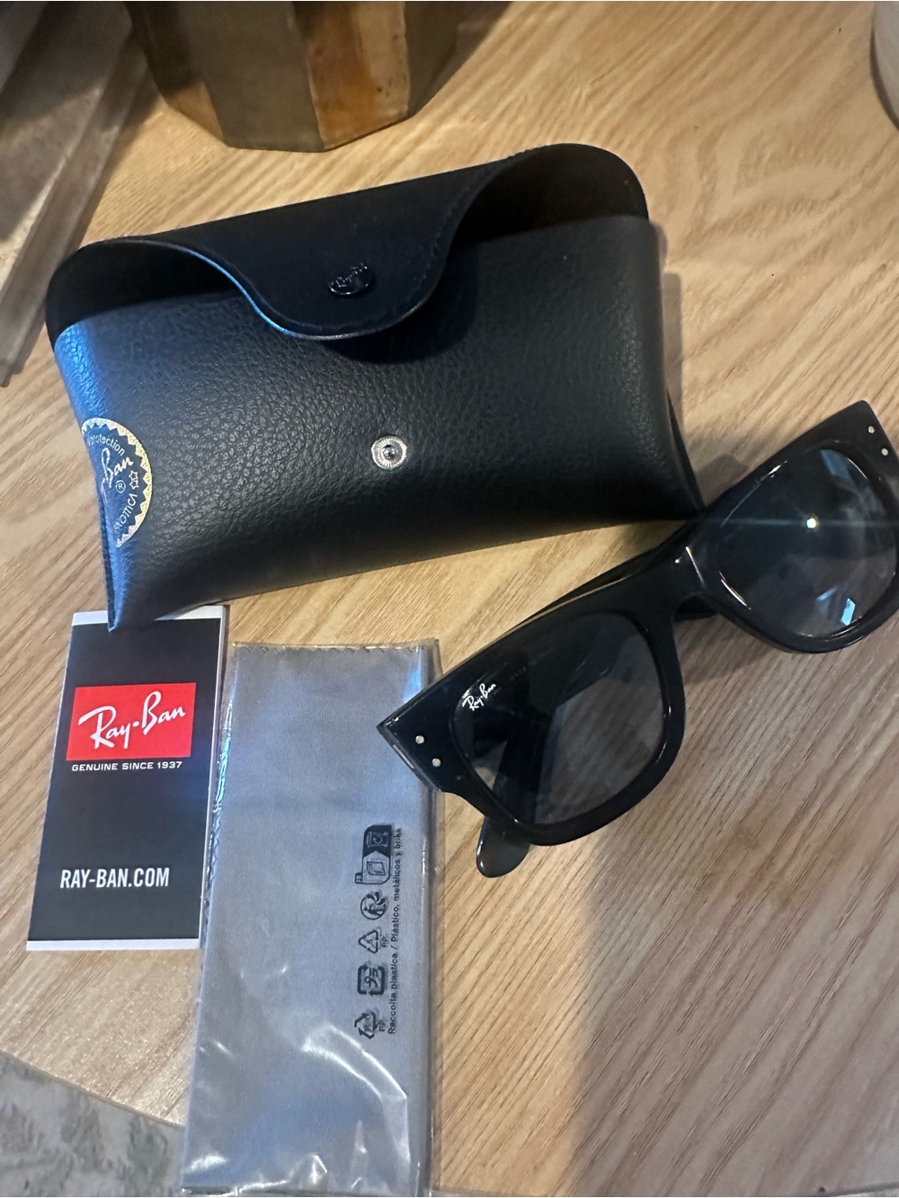 Ray-Ban RB0840s Mega Wayfarer Square Sunglasses for Men for Women